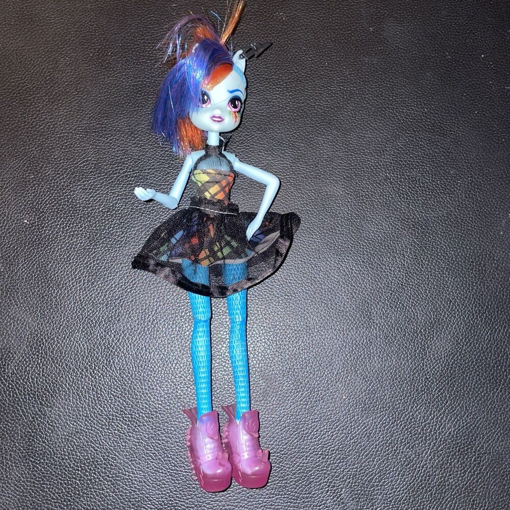 hasbro my little pony dash equestria girls rainbow rockin hairstyle mohawk